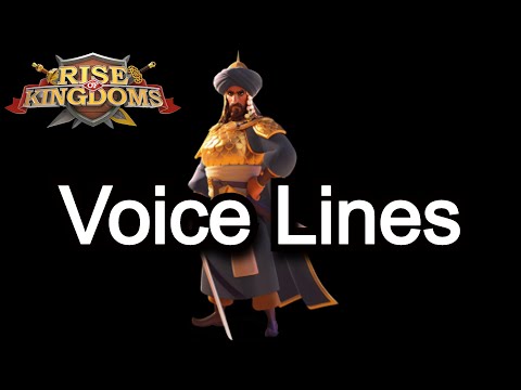 Saladin All Voice Lines - Rise of Kingdoms