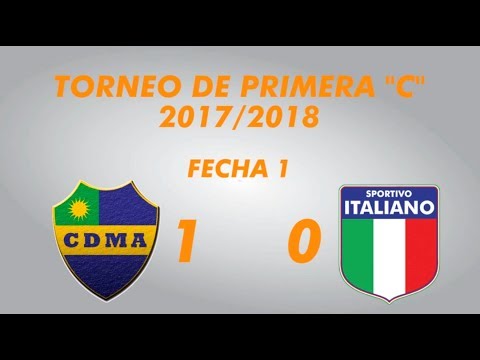 Primera "C" 2017/2018 - Fecha 1 - Alem 1 Sportivo Italiano 0
