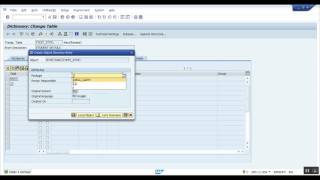 How to Create and Activate  a Database Table in SAP ABAP
