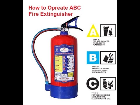 Abc dry powder fire extinguisher, 6kg