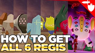 How to Get all 6 Regis in the Crown Tundra Regidrago, Regieleki, Regigigas -Pokemon Sword Shield DLC