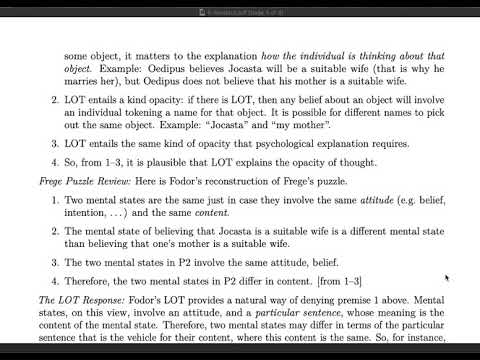 Lecture 6  - Frege Puzzles