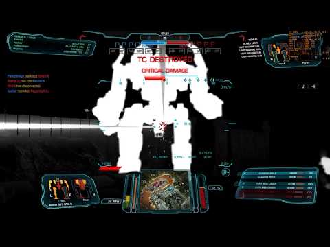 MechWarrior Online Night Gyr NTG-D Gauss Action On Crimson Strait Map