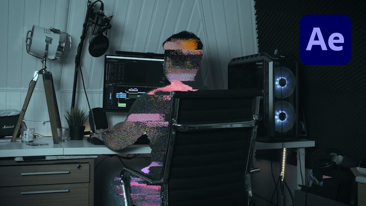 How To Create The Epic Glitch Mask Effect in After Effects Tutorial
