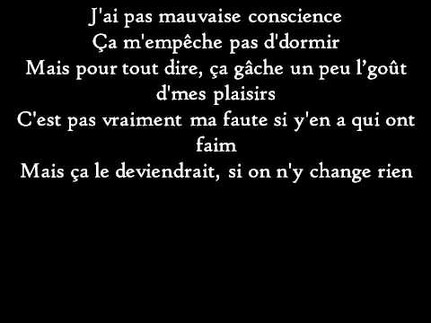 Les Enfoirés - La Chanson des Restos - Paroles