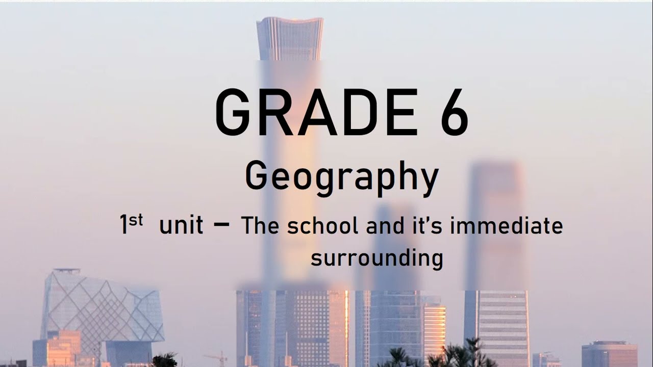 Grade 6 | Geography | 1st lesson | englisH medium | shortnotes