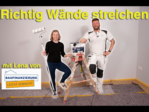 Wände richtig streichen 👨🏼‍🎨