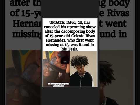 D4vd's Tesla Found with Missing Teen's Body💔 #shorts #d4d