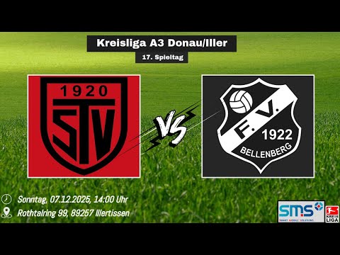 [🔵] VOD: SV Tiefenbach vs FV Bellenberg | Kreisliga A3 Donau/Iller | 17. Spieltag