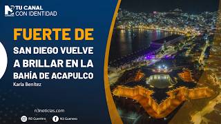 Fuerte de San Diego vuelve a brillar en la bahía de Acapulco