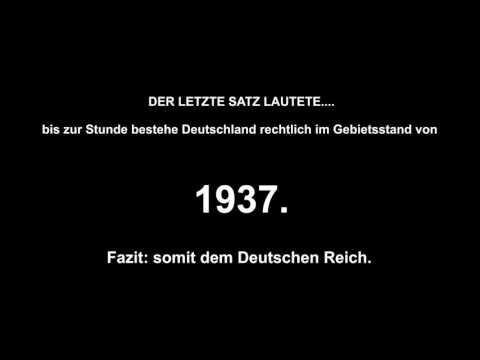 Radiosendung von 1990 - Beweist Deutschland hat Gebietsstand von 1937