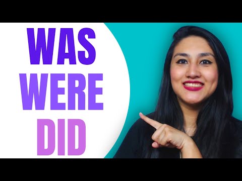 WAS, WERE E DID: COMO E QUANDO USAR