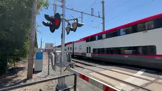 Stadler KISS Caltrain EMU #308 at Redwood City - Centennial to San Jose Diridon