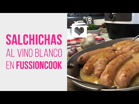 Salchichas al vino blanco en FussionCook FC7Smart Olla Programable