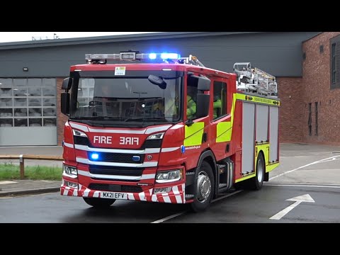 [NEW 21 PLATE] Chester First Pump Turnout -  Cheshire Fire And Rescue Service