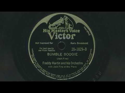 FREDDY MARTIN Bumble Boogie (1946) Jack Fina  piano - 78 RPM Record