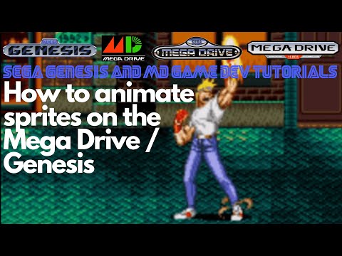 How to Animate Sprites on the Sega Genesis & Mega Drive - Beginners Dev Tutorials