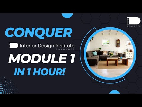 IDI MODULE 1 - Use Canva FREE to complete your assignment in 1 hour | Interior Design Institute