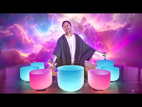Sound Bath for Pain Management & Relief for Suffering  |  Calming 432Hz Crystal Singing Bowls