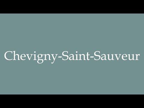 How to Pronounce ''Chevigny-Saint-Sauveur'' Correctly in French