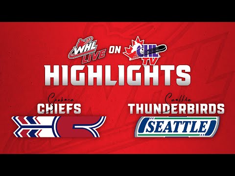 Spokane Chiefs at Seattle Thunderbirds 12/08 | WHL Highlights 2024-25