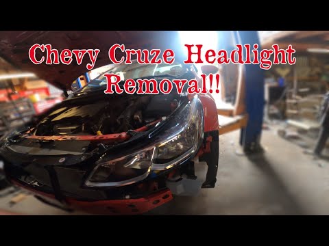 2016-2019 Chevrolet Cruze Headlight Assembly Removal!!