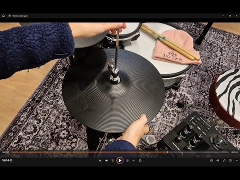 Roland VH14-D digital Hihat unboxing & setup