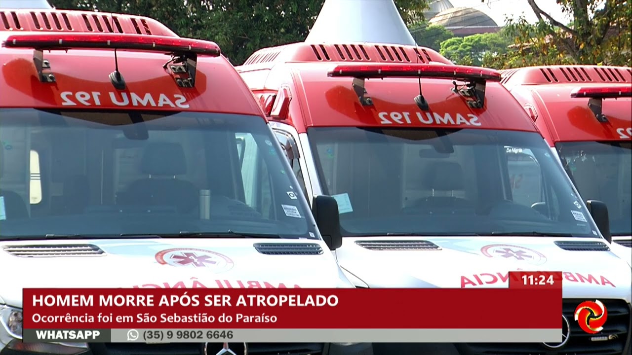 Homem morre após atropelamento em São Sebastião do Paraíso