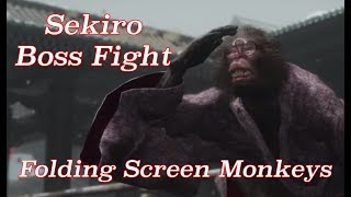 Sekiro: Shadows Die Twice - Folding Screen Monkeys Boss Fight - Shinobi Execution
