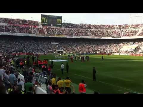 Elche 0 - Barcelona 0. Afición y Equipo de primera division 11 mayo 2014