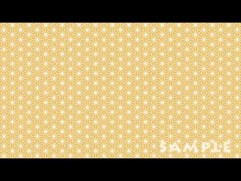 【フリー動画素材】和風背景 麻の葉模様