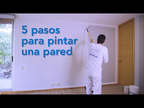 5 steps to paint a wall