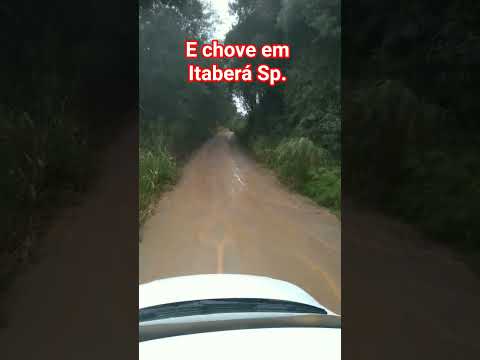 #shorts,Chove em Itaberá SP.#chuvas #natureza #climatempo #estradas