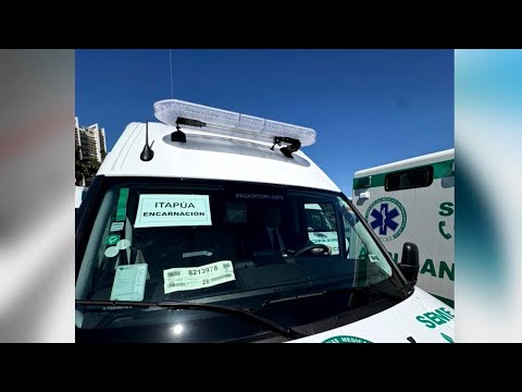 Itapúa recibe seis nuevas ambulancias para reforzar la atención de emergencias