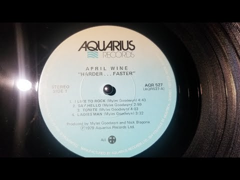 April Wine. i like to rock. #album #audio #music #aprilwine