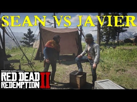 Javier threatens Sean with his Knife | Red Dead Redemption 2