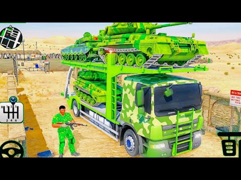 Army Vehicle Transporter Truck Simulator -  Car Driving Game - Android Gameplay