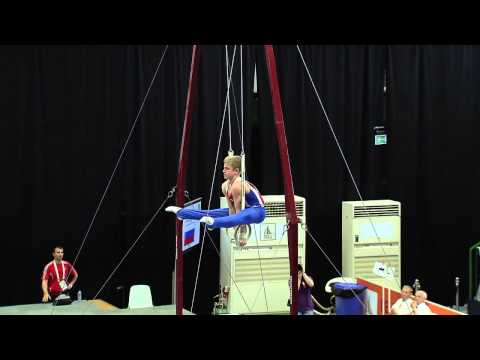 EYOF2013 GYMNASTICS (B) BRONZE IVAN STRETOVICH (RUS) RINGS
