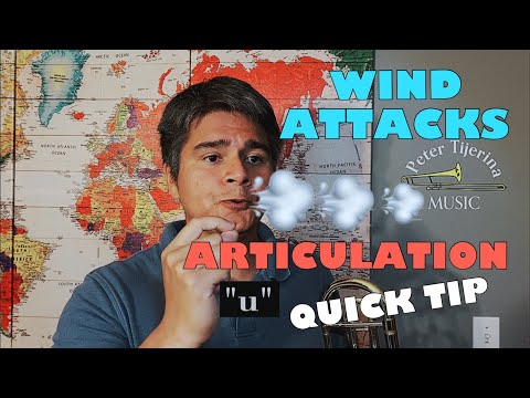 WIND ATTACKS (Air attacks, Breath attacks) For ARTICULATION - QUICK TIP on How to Practice Them