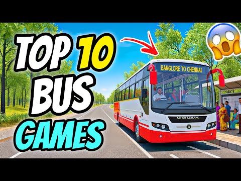 Top 10 Ultra Realistic Bus Simulator Games for Android/iOS 🚌💨 High Graphics (Offline 2026)