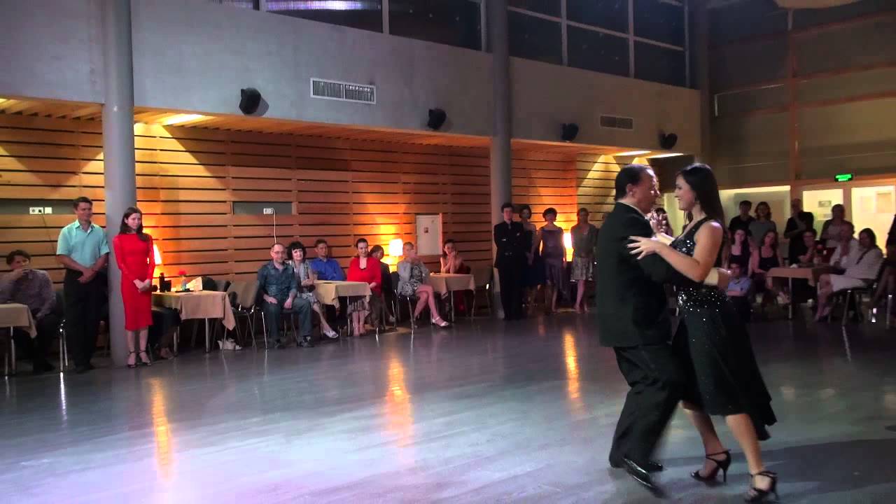 Juan Carlos Copes-Johana Copes improvisando en Moscú