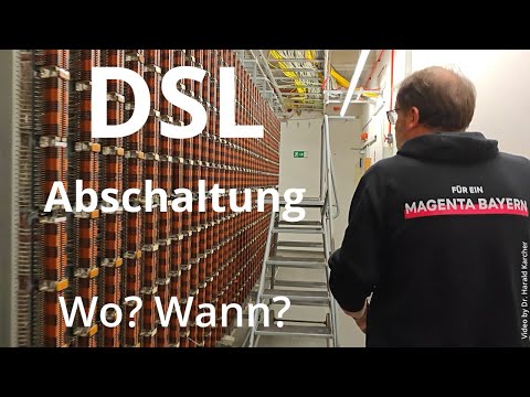 DSL shutdown: Copper connection ends for DSL 16, 50, 100, 250: Where, when, why? Fiber optics is ...