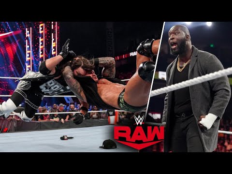 Randy Orton Attacks Aj Style And Omos WWE RAW 10/11/2021 Highlights