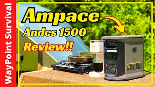 Ampace Andes 1500 Review | Can This Power Station Run All My Camping Gear?