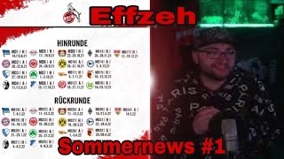 1.FC KÖLN - Effzeh Sommernews #1 Stadionausbau Bornauw Abgang Spielplan für die neue Saison 🔥🐐