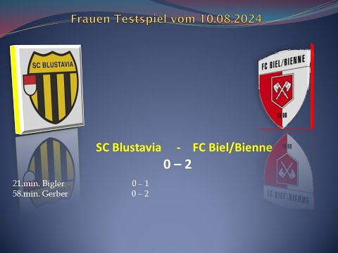 Frauen Testspiel SC Blustavia - FC Biel /Bienne