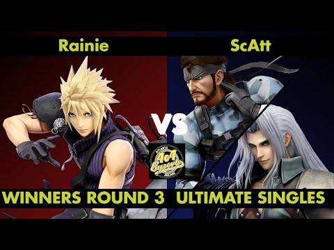 SSBU - 4o4 Smash Night 16 - Rainie (Cloud) vs MVG| ScAtt (Snake, Sephiroth) - Winners Round 3
