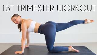 FIRST TRIMESTER PRENATAL WORKOUT | 30 Min Gentle Full Body Workout at Home