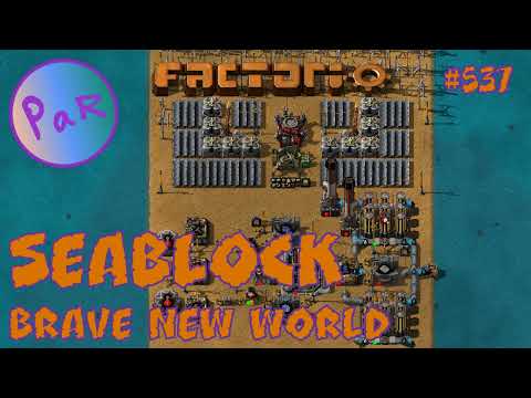 10M MINERAL SLUDGE - Ep 537 - Seablock BNW - Factorio