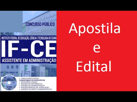 Edital Apostila ASSISTENTE EM ADMINISTRAÇÃO Concurso IFCE 2016